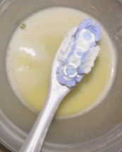 how it will look on your toothbrush